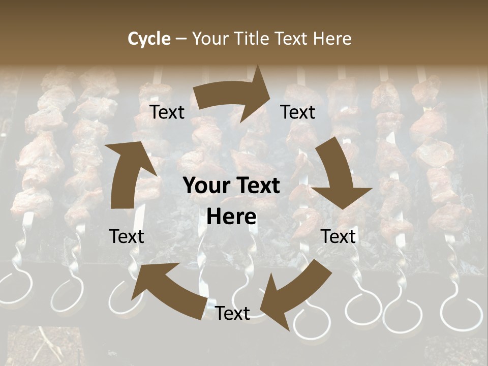 Flame Coal Eating PowerPoint Template