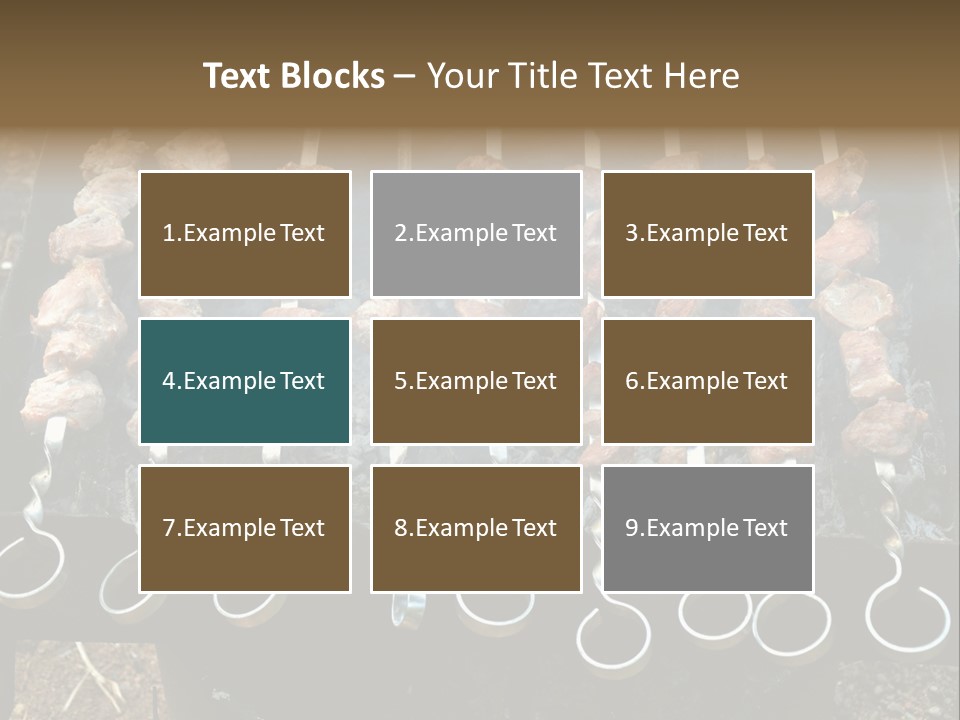 Flame Coal Eating PowerPoint Template
