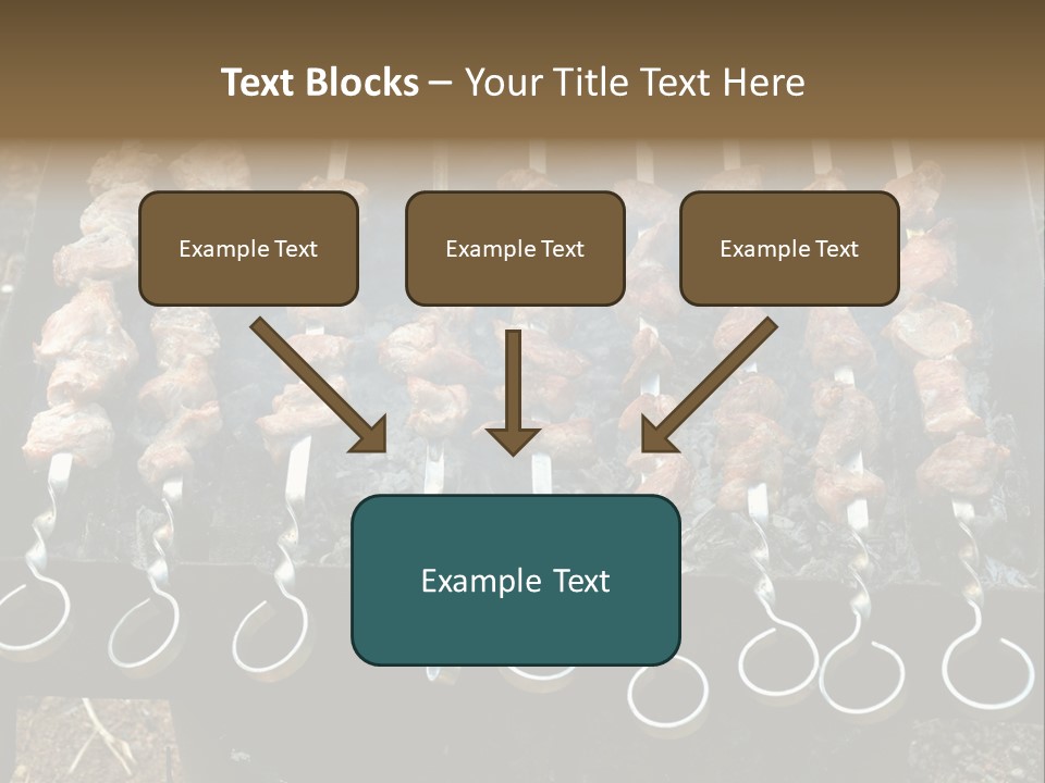 Flame Coal Eating PowerPoint Template