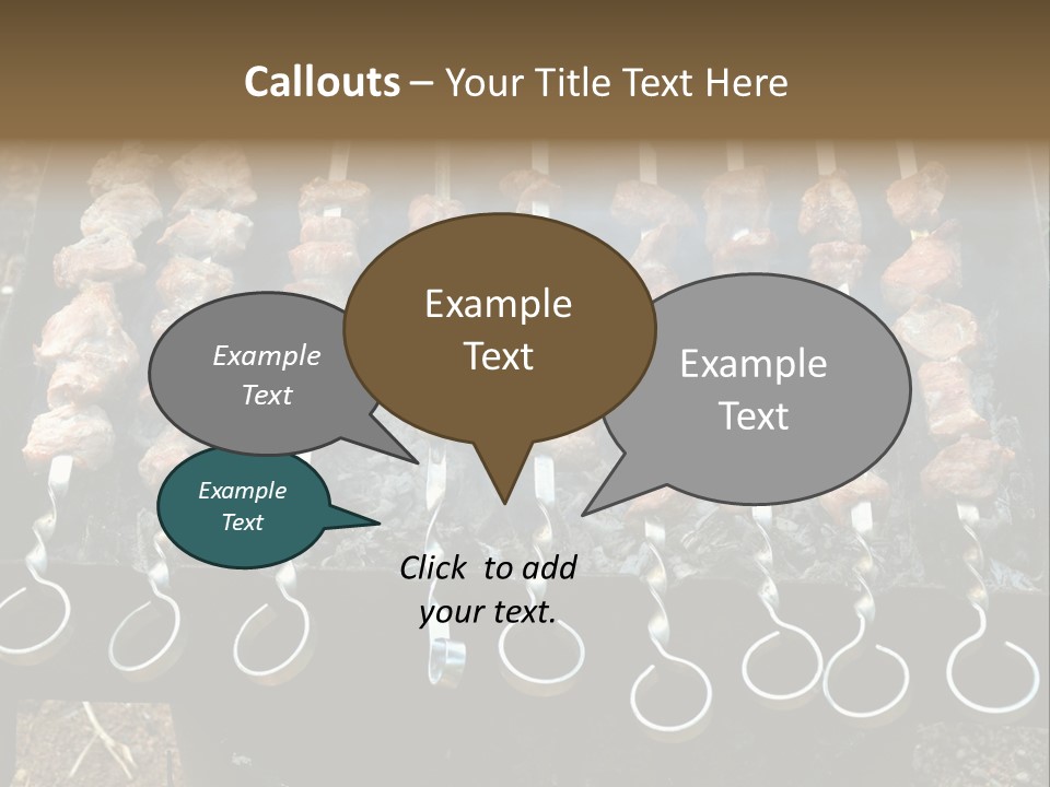 Flame Coal Eating PowerPoint Template
