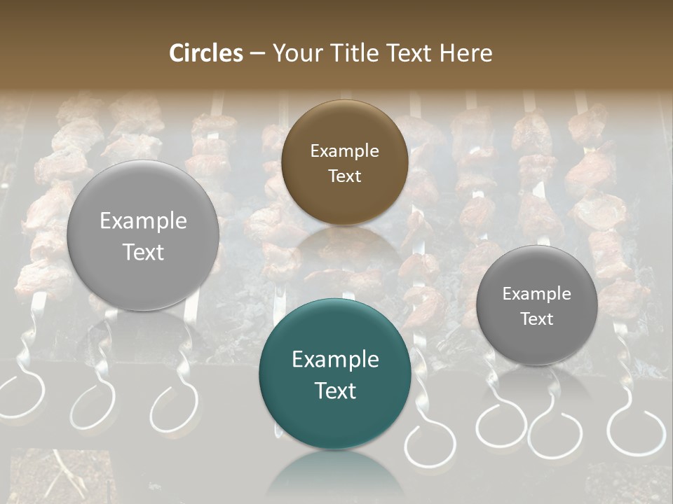 Flame Coal Eating PowerPoint Template