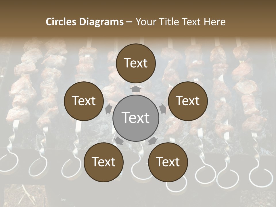 Flame Coal Eating PowerPoint Template