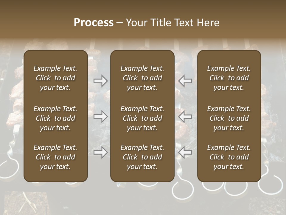 Flame Coal Eating PowerPoint Template