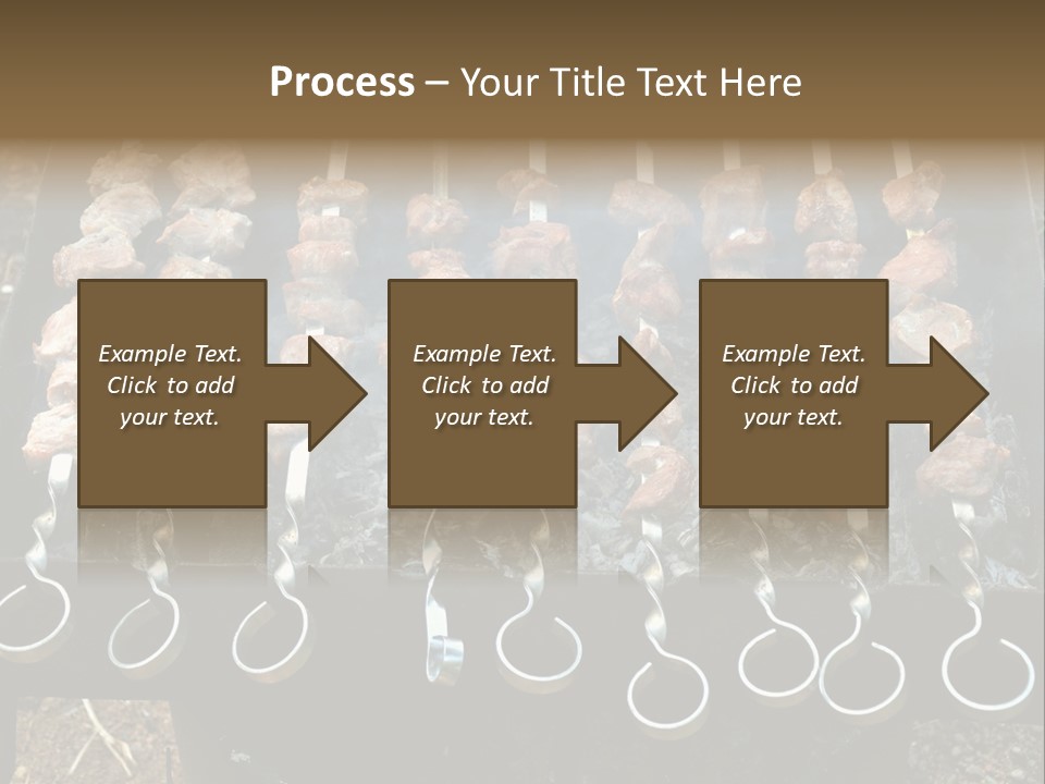 Flame Coal Eating PowerPoint Template