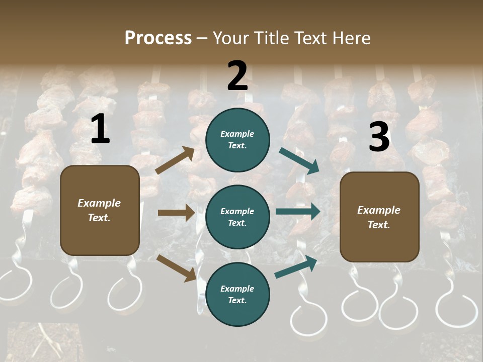 Flame Coal Eating PowerPoint Template