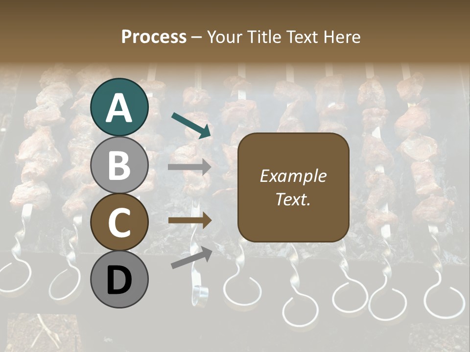 Flame Coal Eating PowerPoint Template