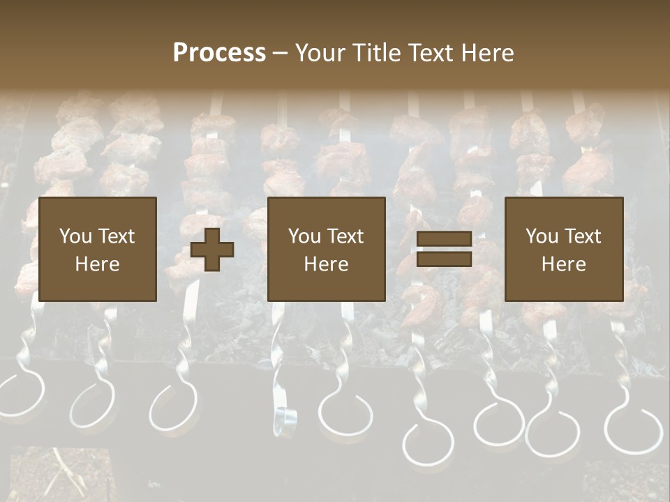 Flame Coal Eating PowerPoint Template