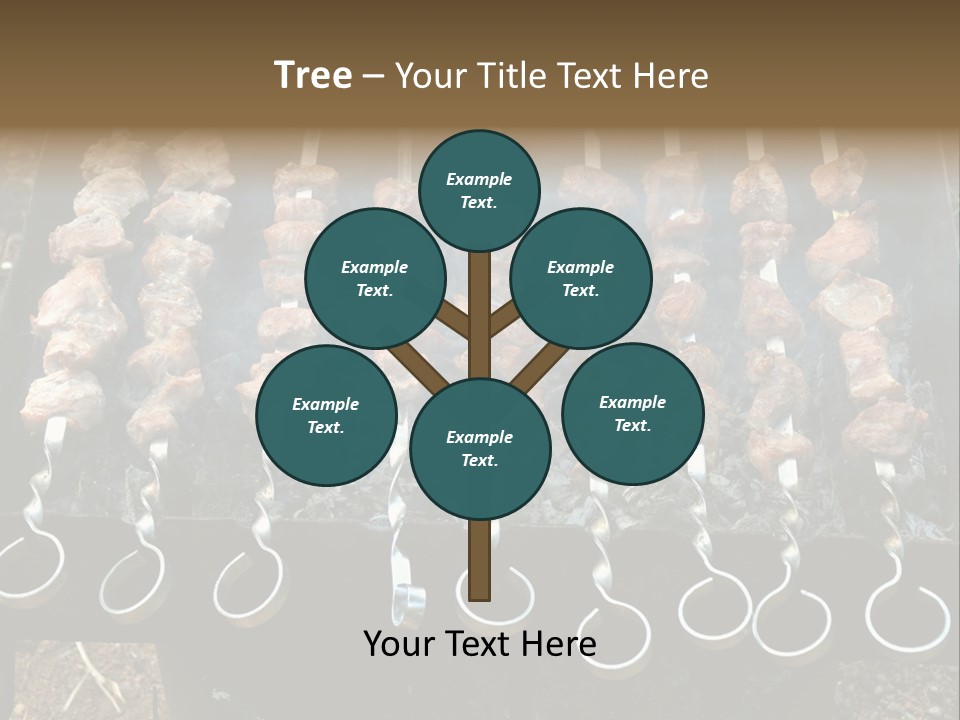 Flame Coal Eating PowerPoint Template