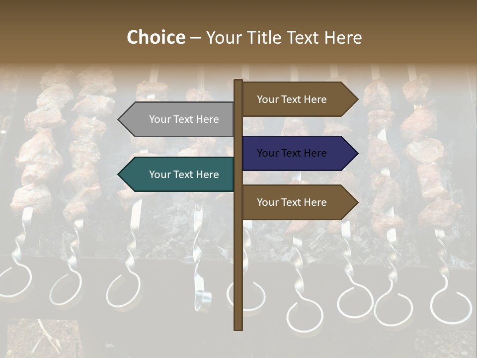 Flame Coal Eating PowerPoint Template