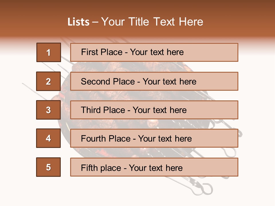 Dinner Cuisine Colorful PowerPoint Template