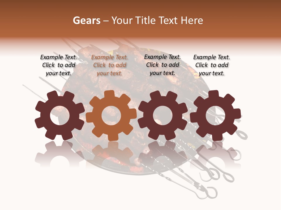 Dinner Cuisine Colorful PowerPoint Template