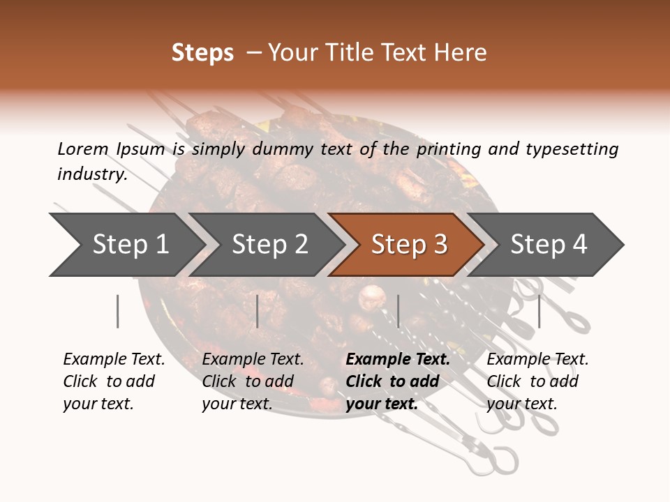 Dinner Cuisine Colorful PowerPoint Template