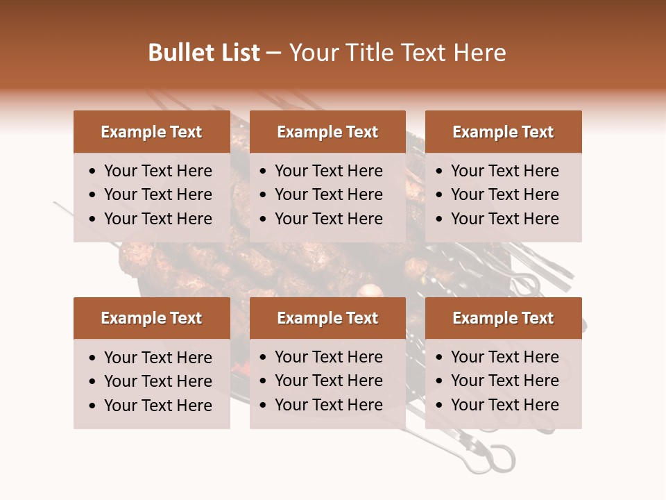 Dinner Cuisine Colorful PowerPoint Template