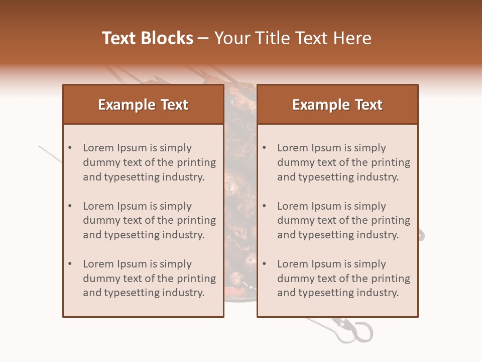 Dinner Cuisine Colorful PowerPoint Template