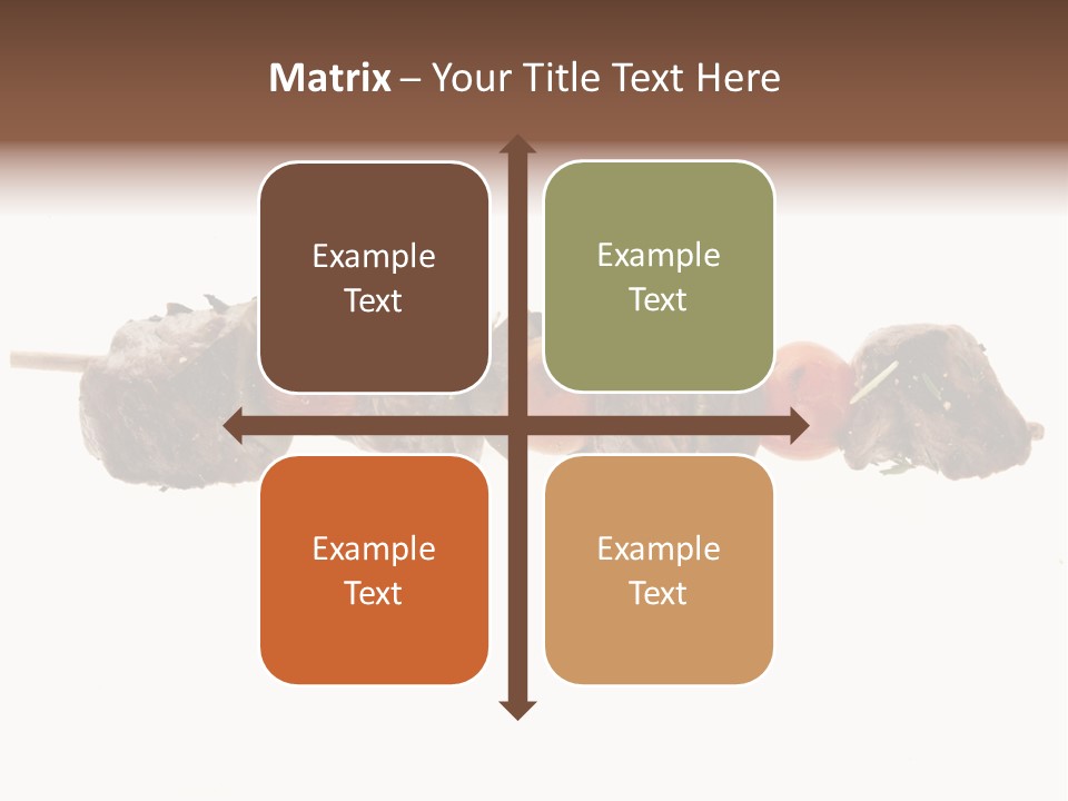 Brochettes Barbecue Grillades PowerPoint Template