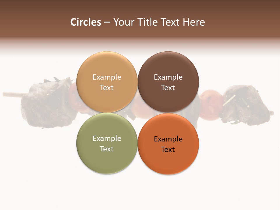 Brochettes Barbecue Grillades PowerPoint Template