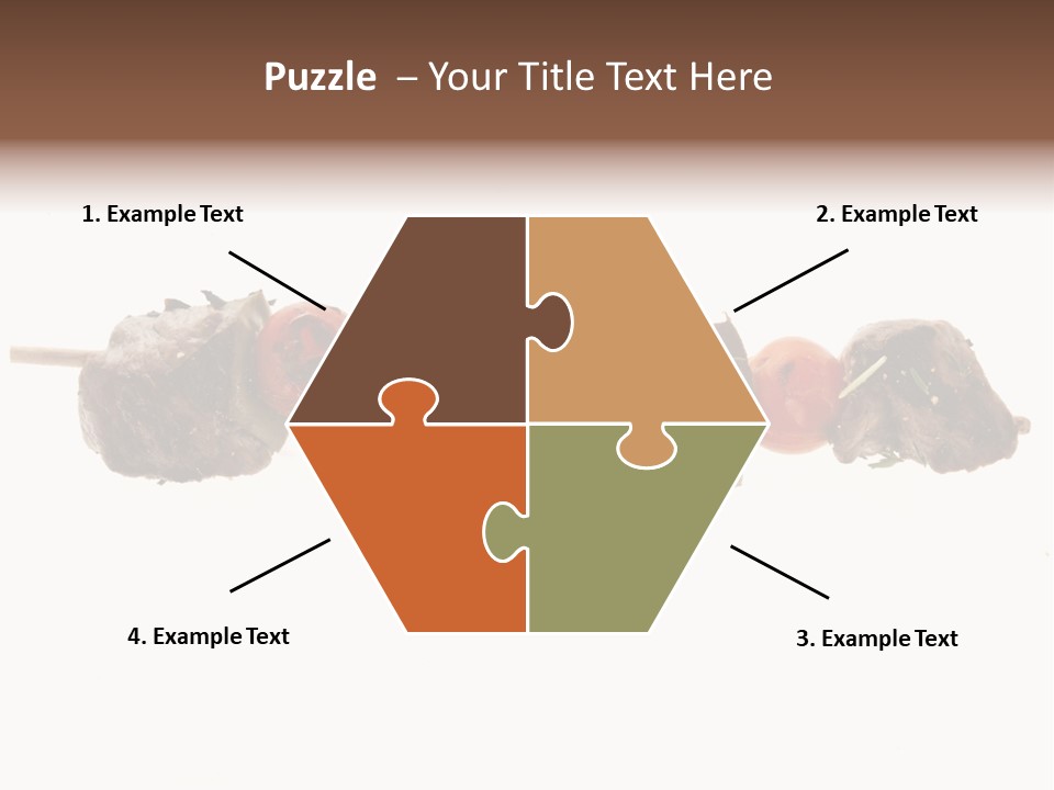 Brochettes Barbecue Grillades PowerPoint Template