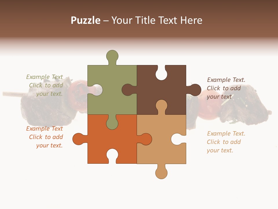 Brochettes Barbecue Grillades PowerPoint Template