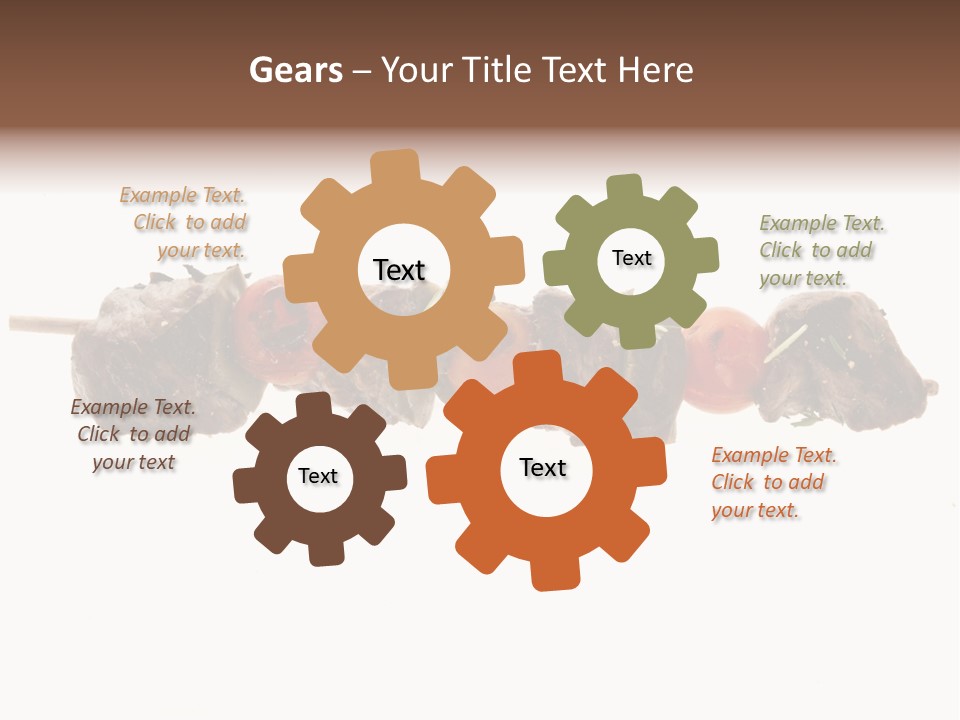 Brochettes Barbecue Grillades PowerPoint Template