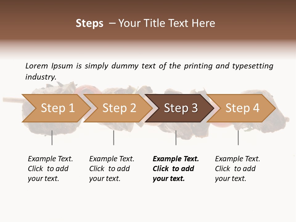 Brochettes Barbecue Grillades PowerPoint Template
