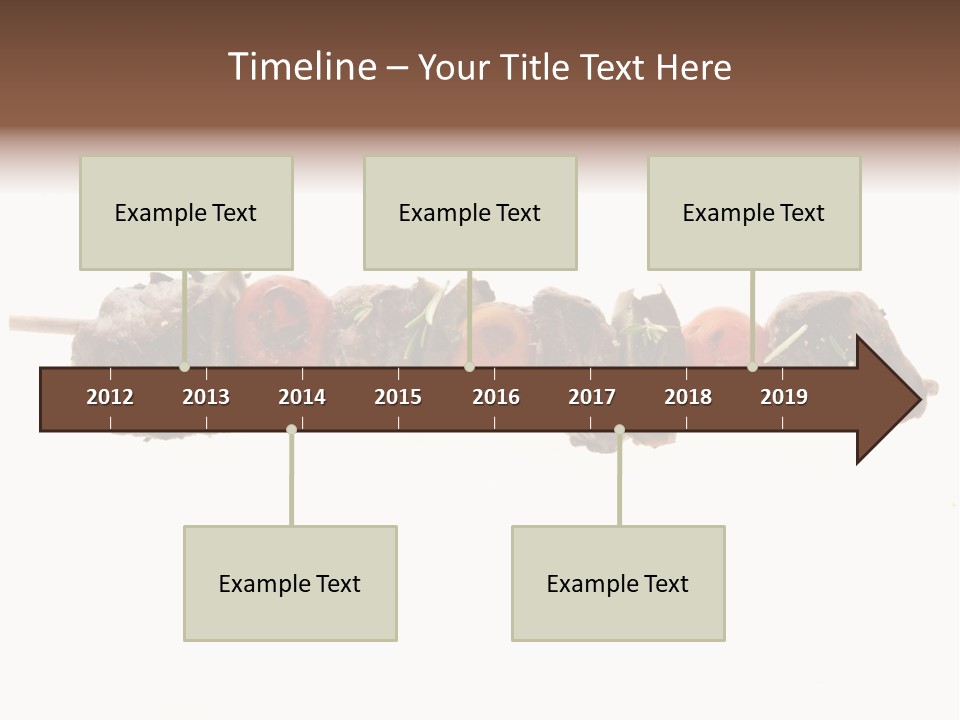 Brochettes Barbecue Grillades PowerPoint Template
