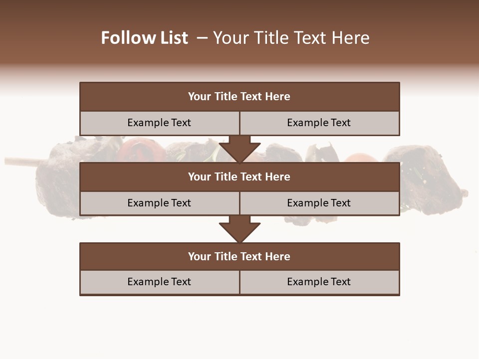 Brochettes Barbecue Grillades PowerPoint Template