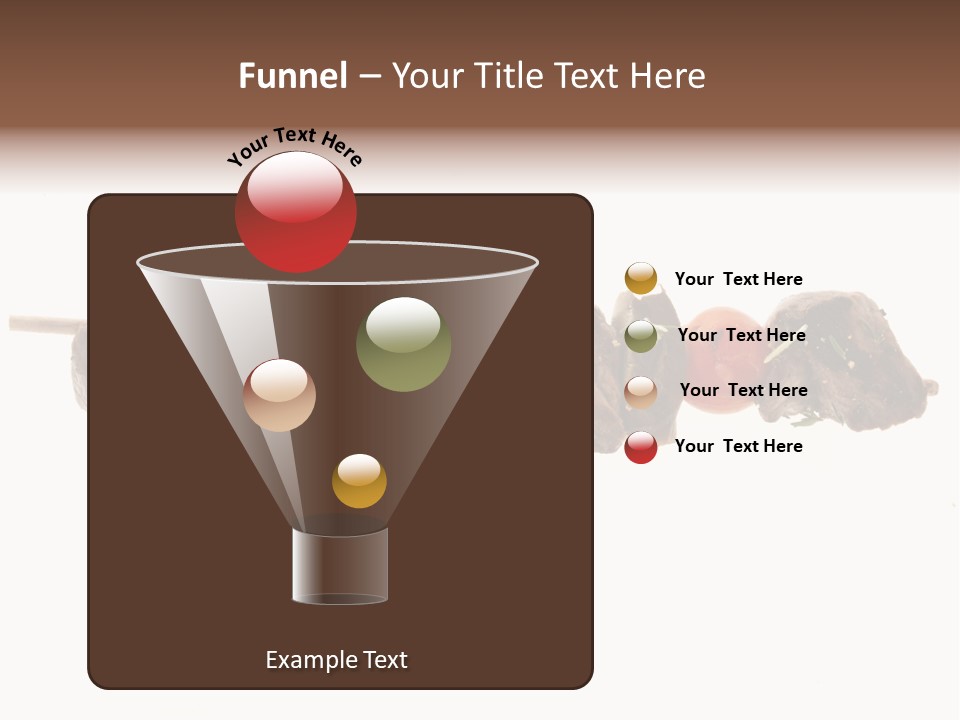 Brochettes Barbecue Grillades PowerPoint Template