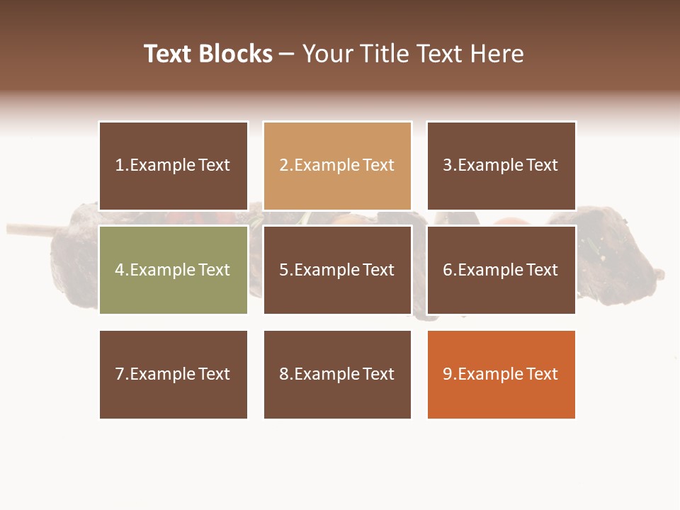 Brochettes Barbecue Grillades PowerPoint Template