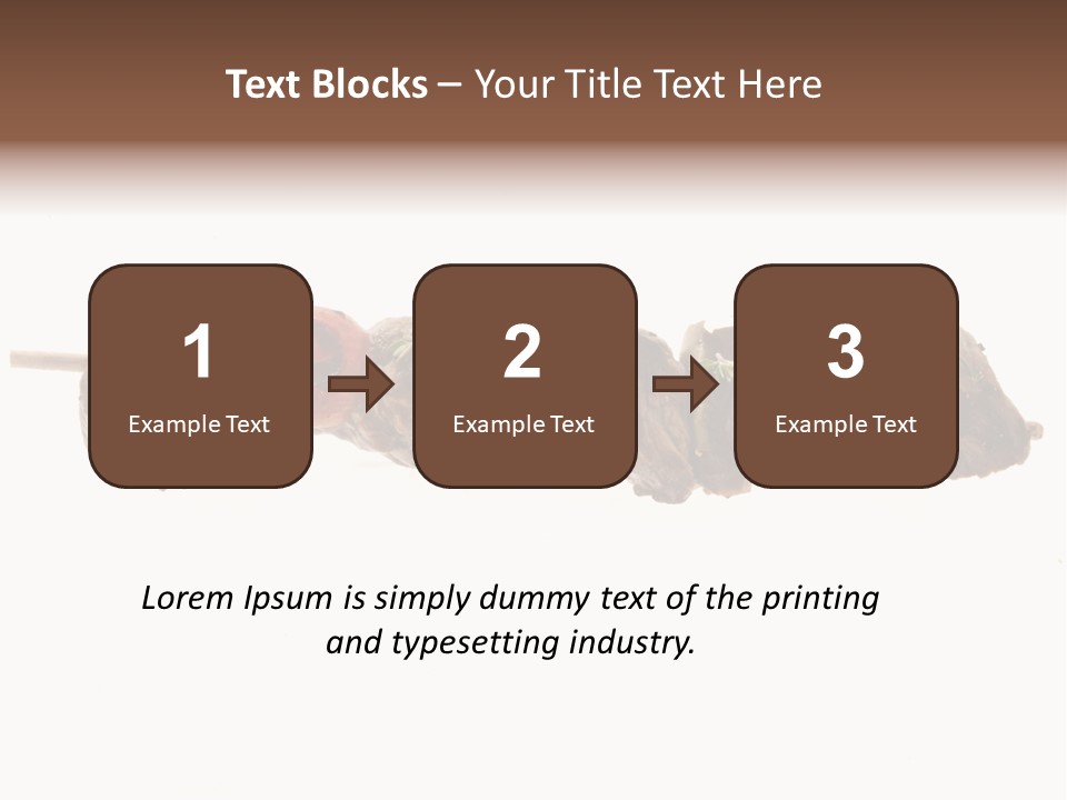 Brochettes Barbecue Grillades PowerPoint Template