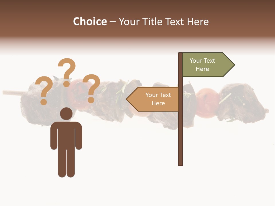 Brochettes Barbecue Grillades PowerPoint Template