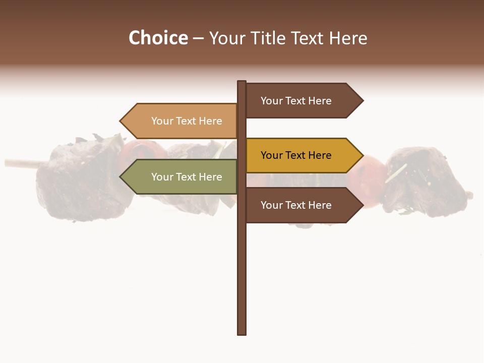 Brochettes Barbecue Grillades PowerPoint Template