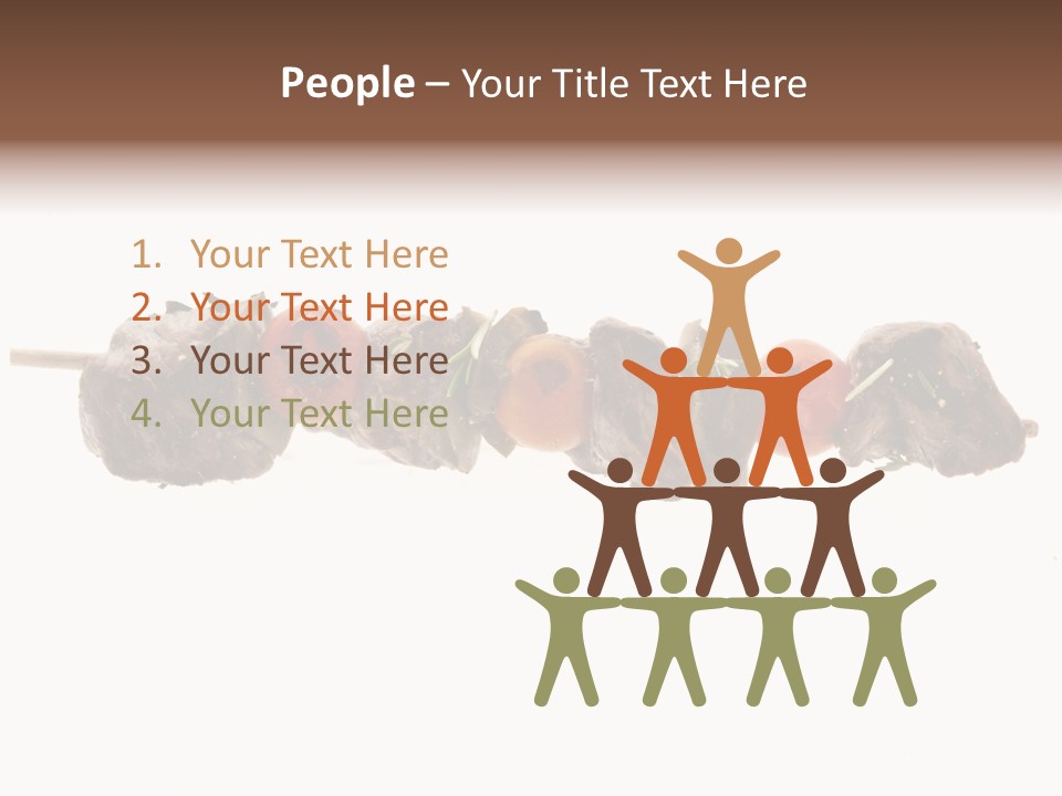 Brochettes Barbecue Grillades PowerPoint Template