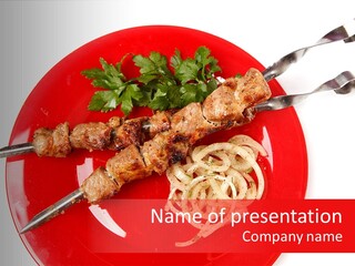 Dish Cooked Prepared PowerPoint Template