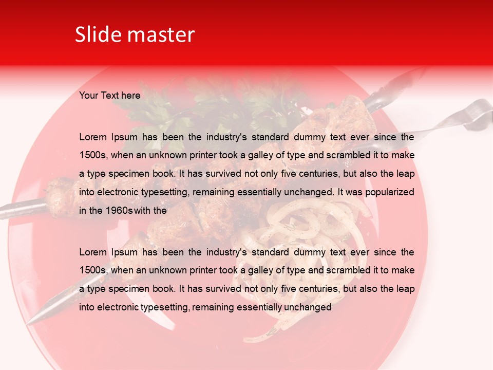 Dish Cooked Prepared PowerPoint Template