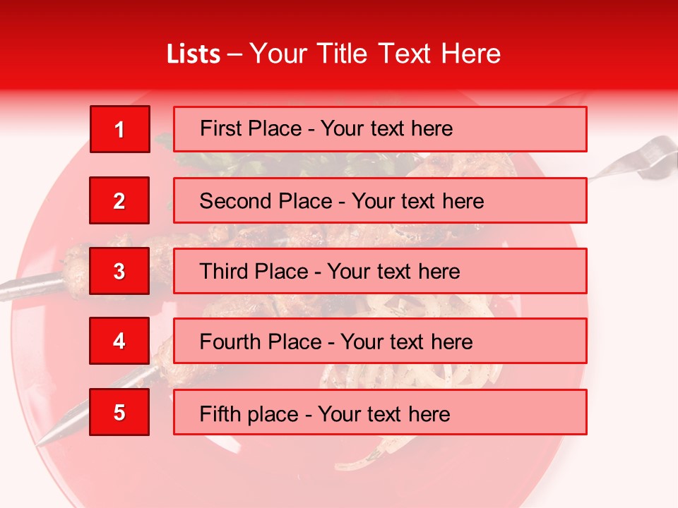 Dish Cooked Prepared PowerPoint Template
