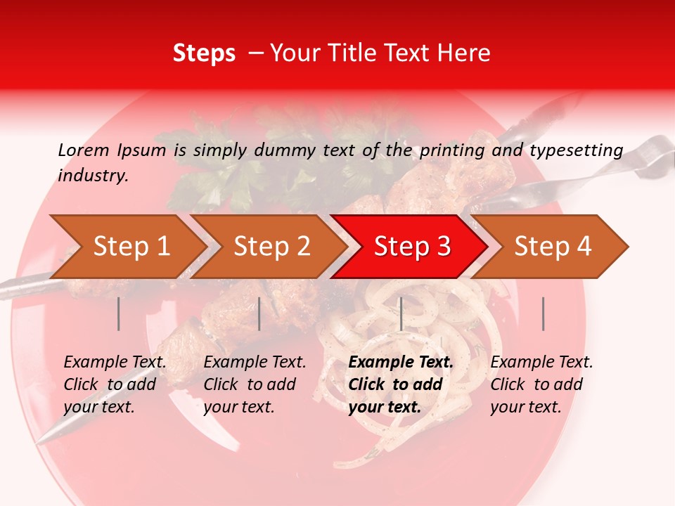 Dish Cooked Prepared PowerPoint Template