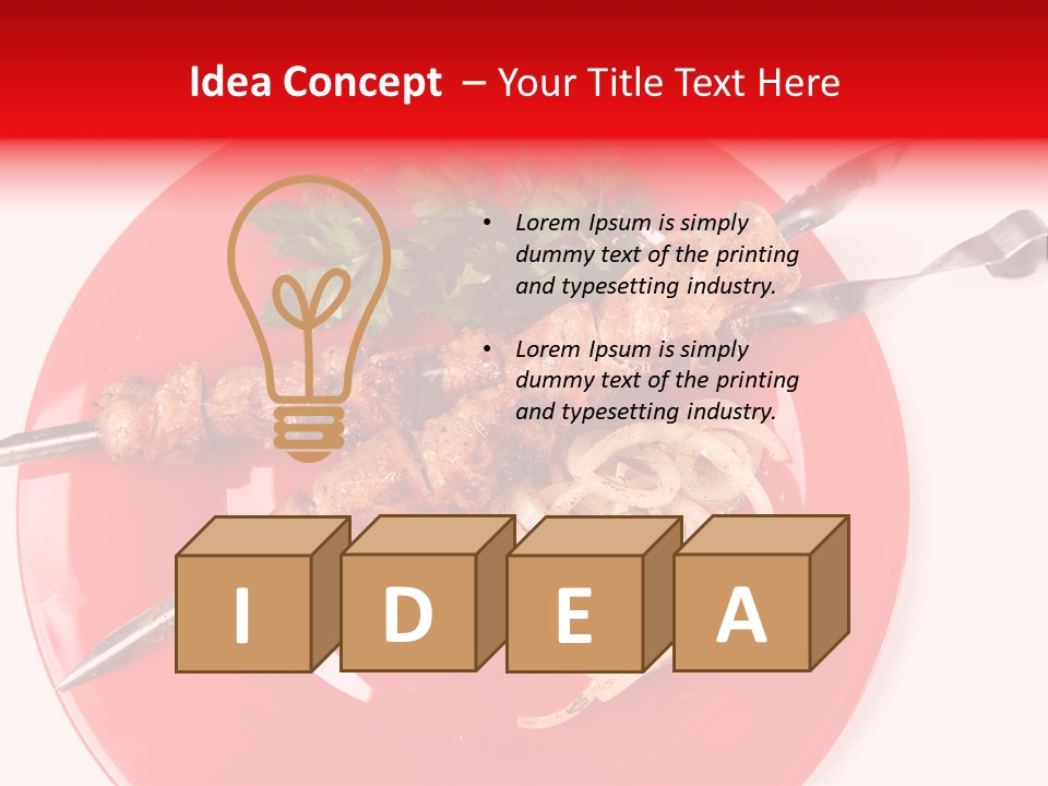 Dish Cooked Prepared PowerPoint Template