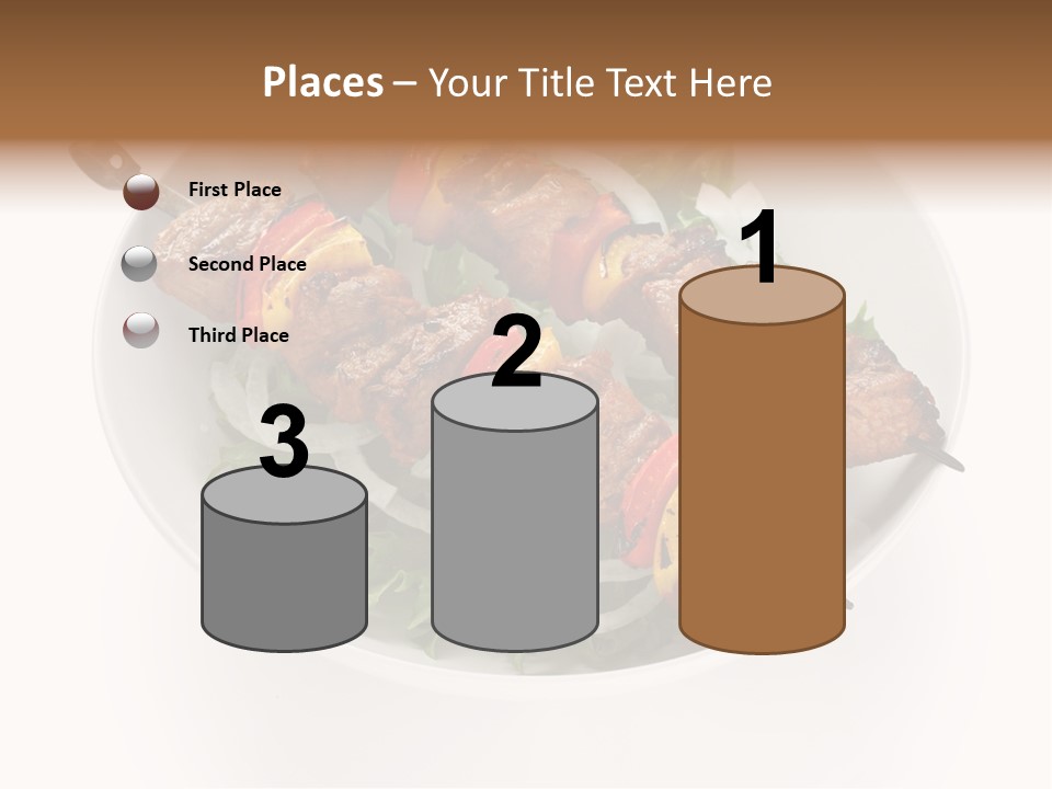 Lamb Kebab Skewer PowerPoint Template