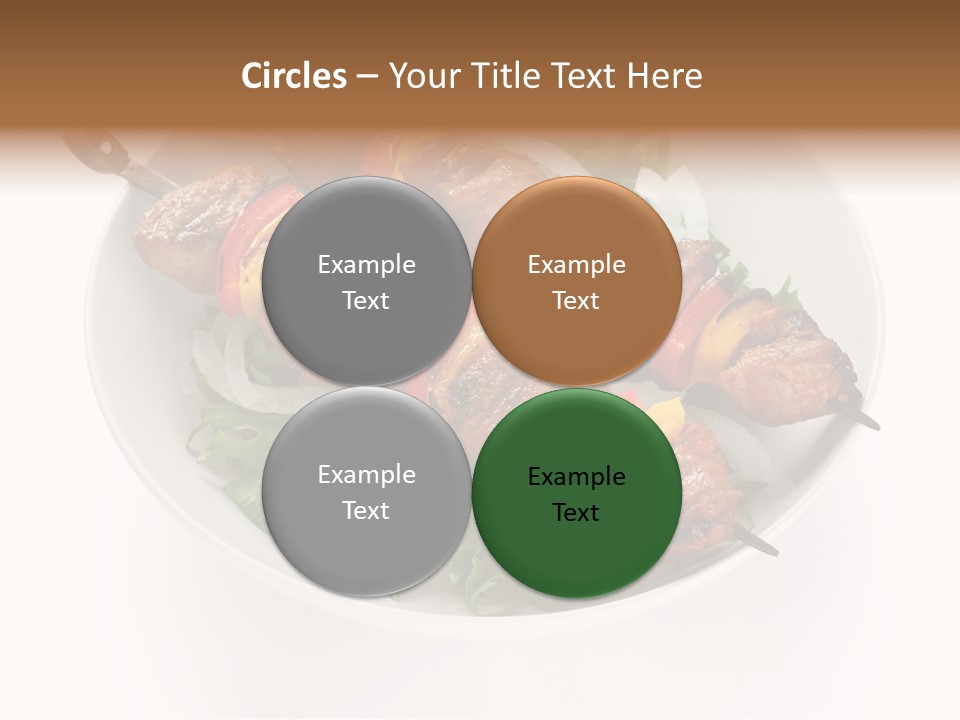 Lamb Kebab Skewer PowerPoint Template