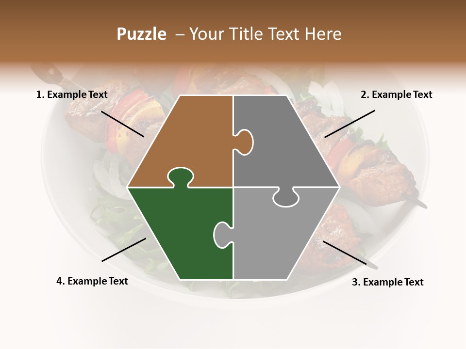 Lamb Kebab Skewer PowerPoint Template