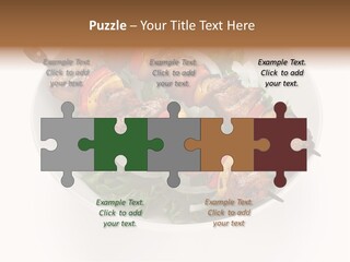 Lamb Kebab Skewer PowerPoint Template