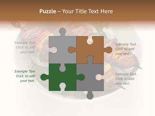 Lamb Kebab Skewer PowerPoint Template