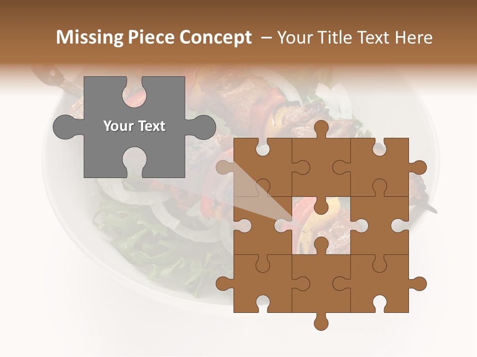 Lamb Kebab Skewer PowerPoint Template