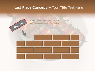 Lamb Kebab Skewer PowerPoint Template