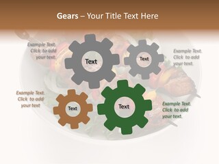 Lamb Kebab Skewer PowerPoint Template
