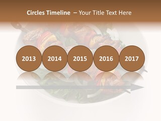 Lamb Kebab Skewer PowerPoint Template