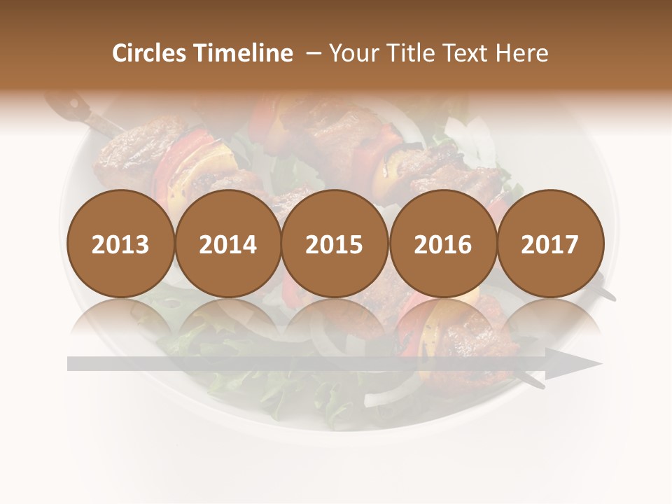 Lamb Kebab Skewer PowerPoint Template