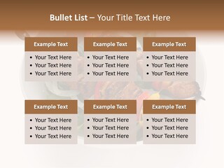 Lamb Kebab Skewer PowerPoint Template