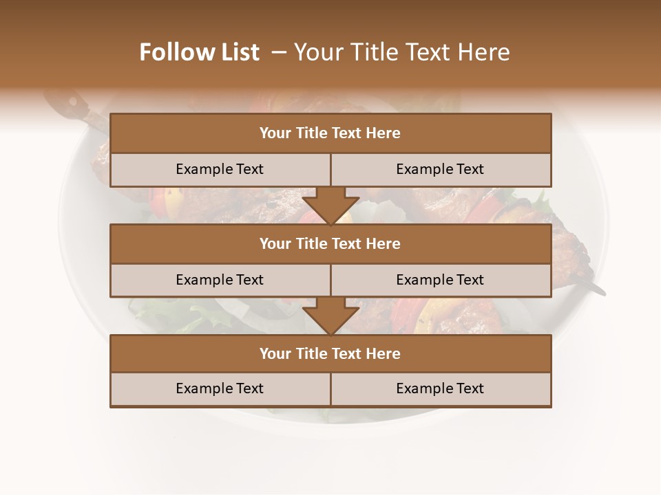 Lamb Kebab Skewer PowerPoint Template