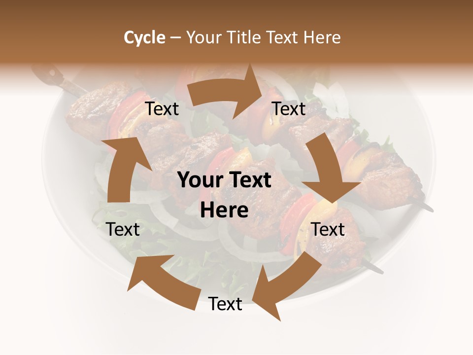 Lamb Kebab Skewer PowerPoint Template